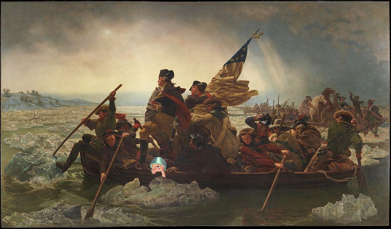 Crossing Delaware leaves a Hooahbear a little green.